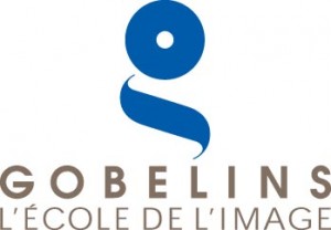 logo gobelins blanc